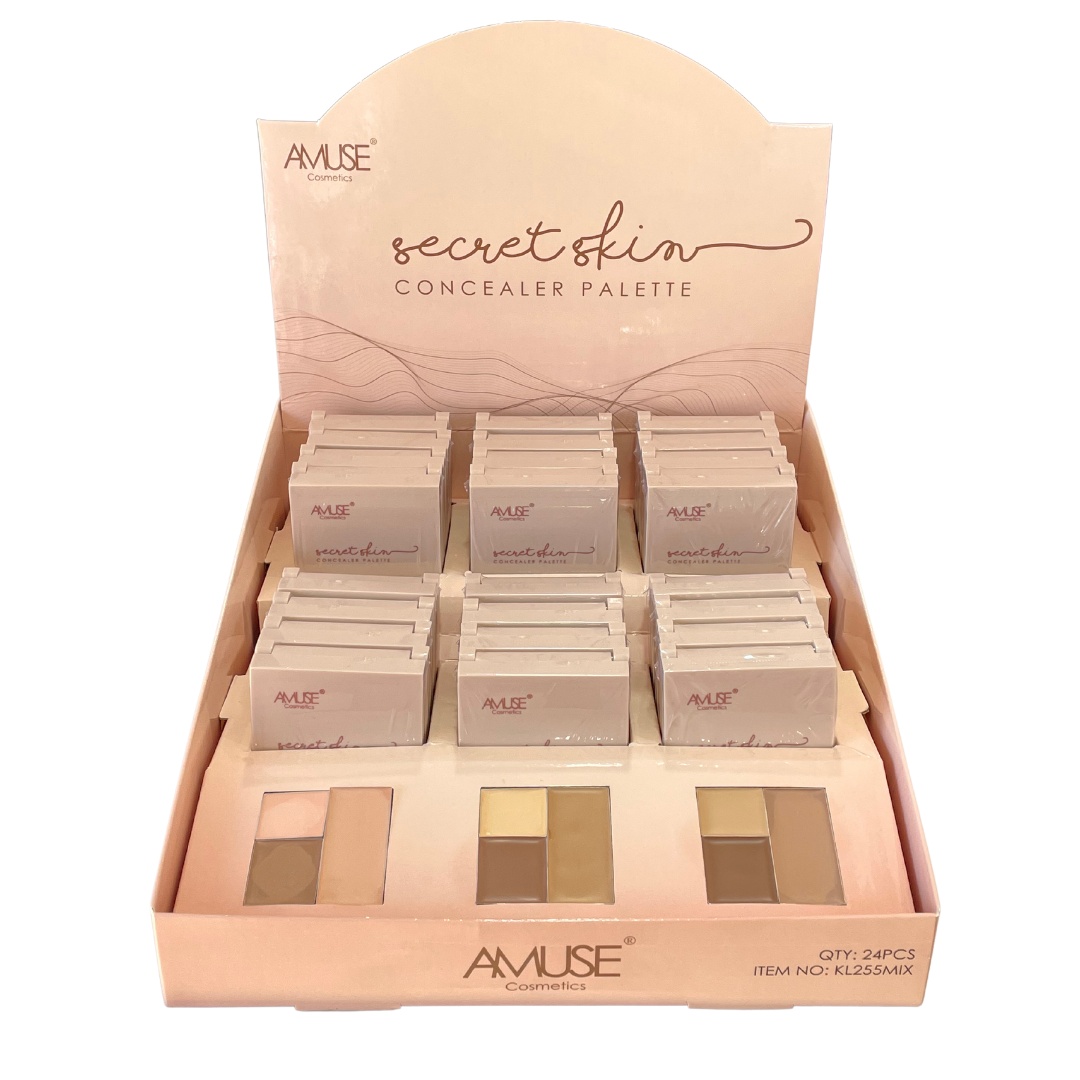 AMUSE - SECRET SKIN CONCEALER PALETTE - DISPLAY (24PC)