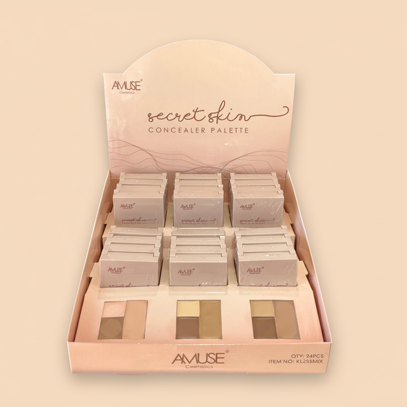 AMUSE - SECRET SKIN CONCEALER PALETTE - DISPLAY (24PCS)