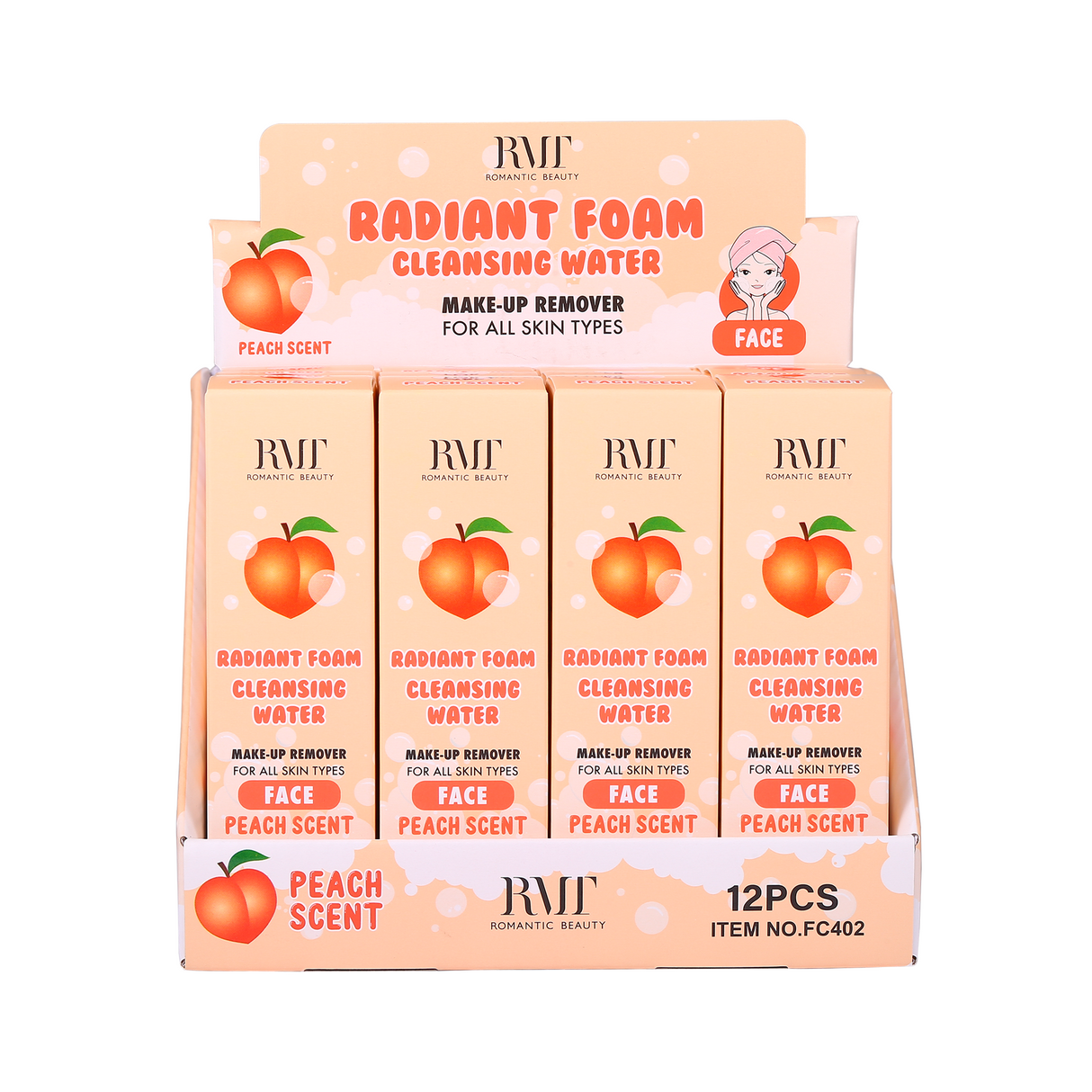 ROMANTIC BEAUTY - EAU NETTOYANTE MOUSSE RADIANTE - (DISPONIBLE 12PCS)