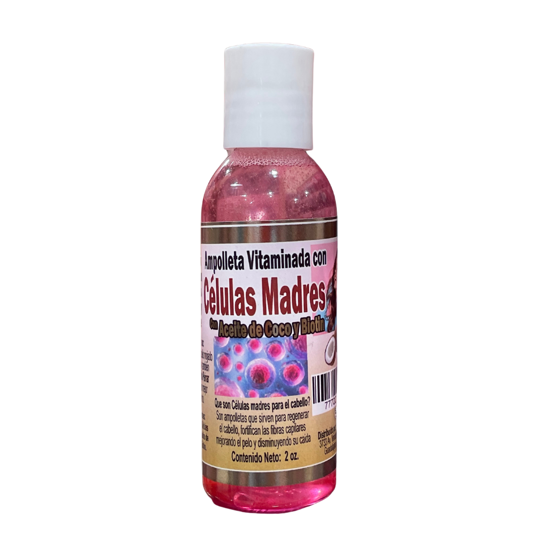 MX- AMPOLLETA VITAMINADA CON CELULAS MADRES CON ACEITE DE COCO Y BIOTIN