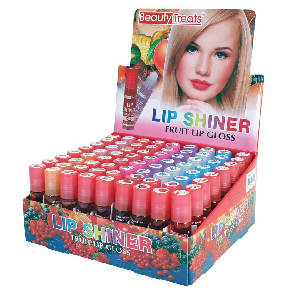 BEAUTY TREATS - LIP SHINER FRUIT LIP GLOSS (DISPLAY 72 PCS)