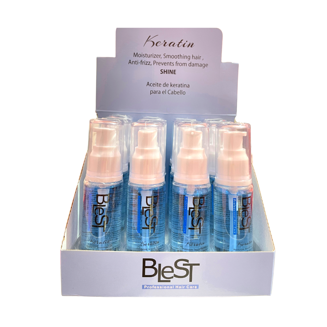 BLEST PROFESSIONAL HAIR CARE - KÉRATINE - PRÉSENTOIR 12 PCS