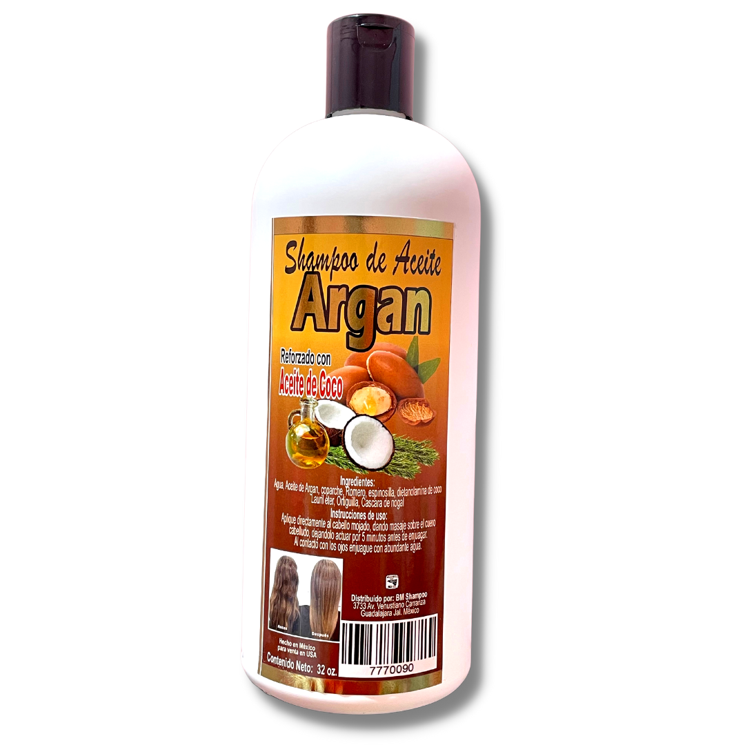 MX - ARGAN REFORZADO CON ACEITE DE COCO 32 OZ - SHAMPOO (1PC)