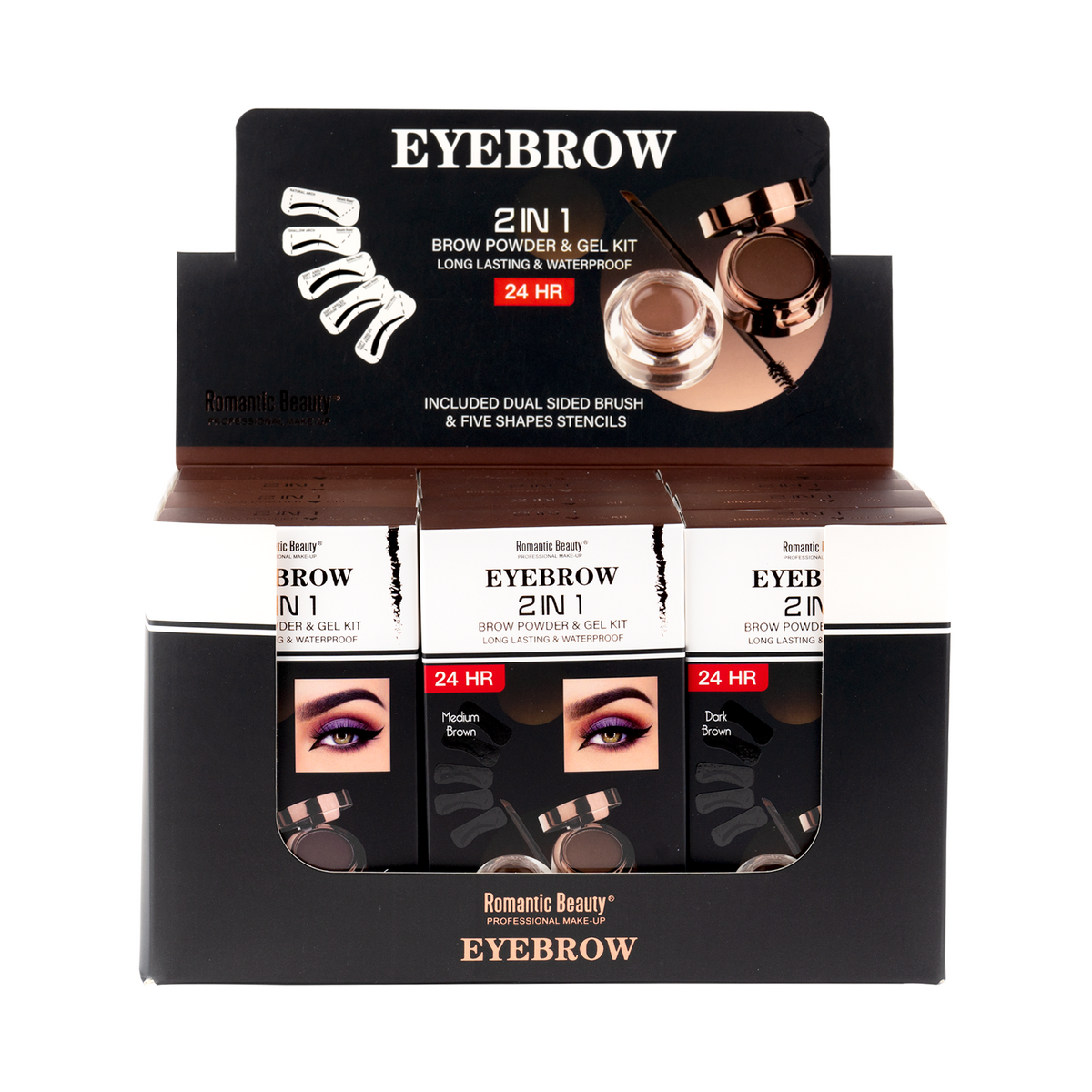 Eyebrow top gel kit