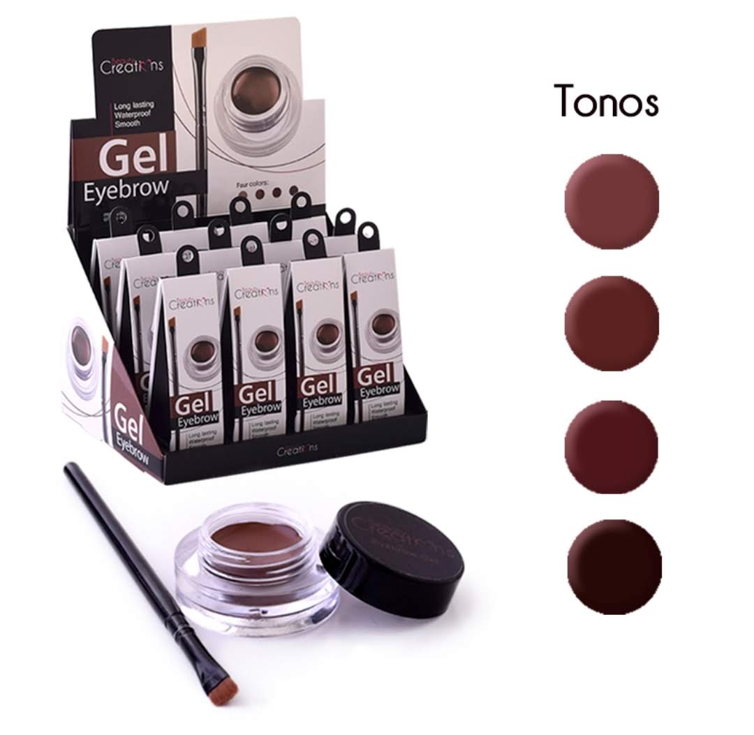 BEAUTY CREATIONS - EYEBROW GEL - DISPLAY 12 PCS