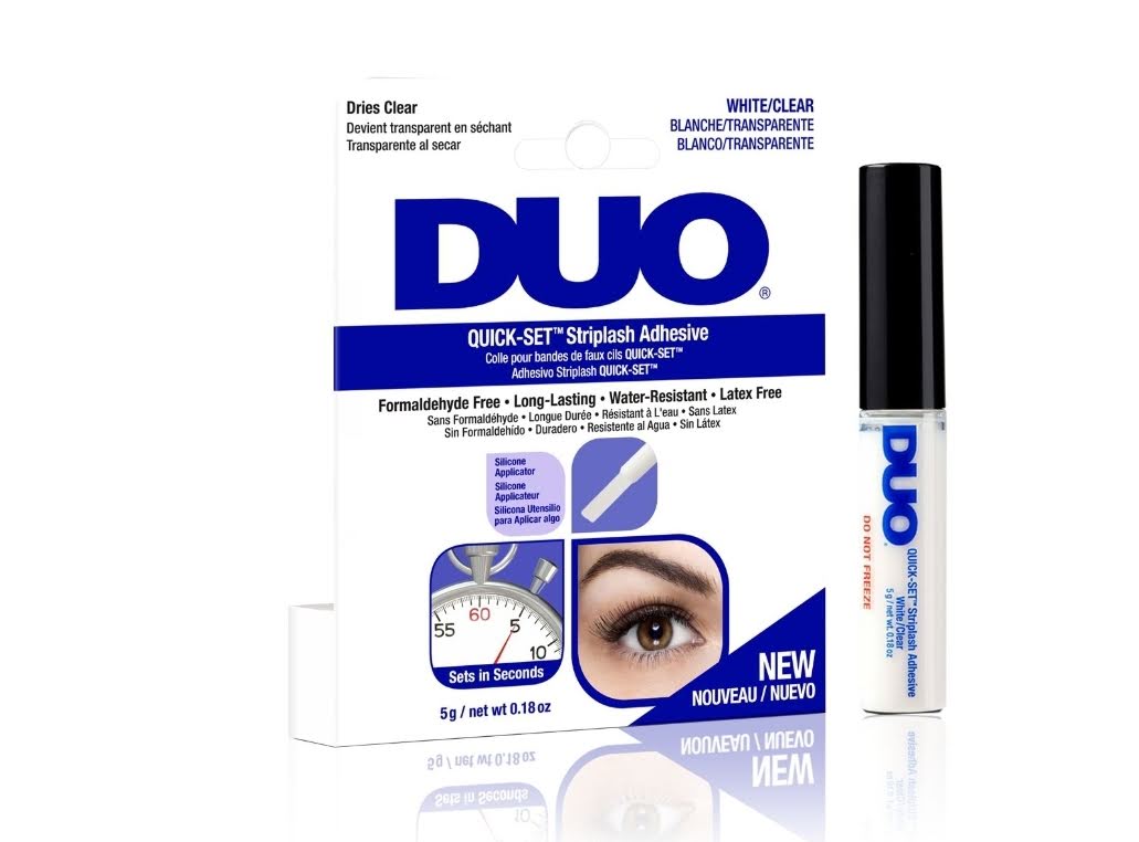 DUO - GLUE WHITE/CLEAR QUICK-SET STRIPLASH ADHESIVE - 6 PCS