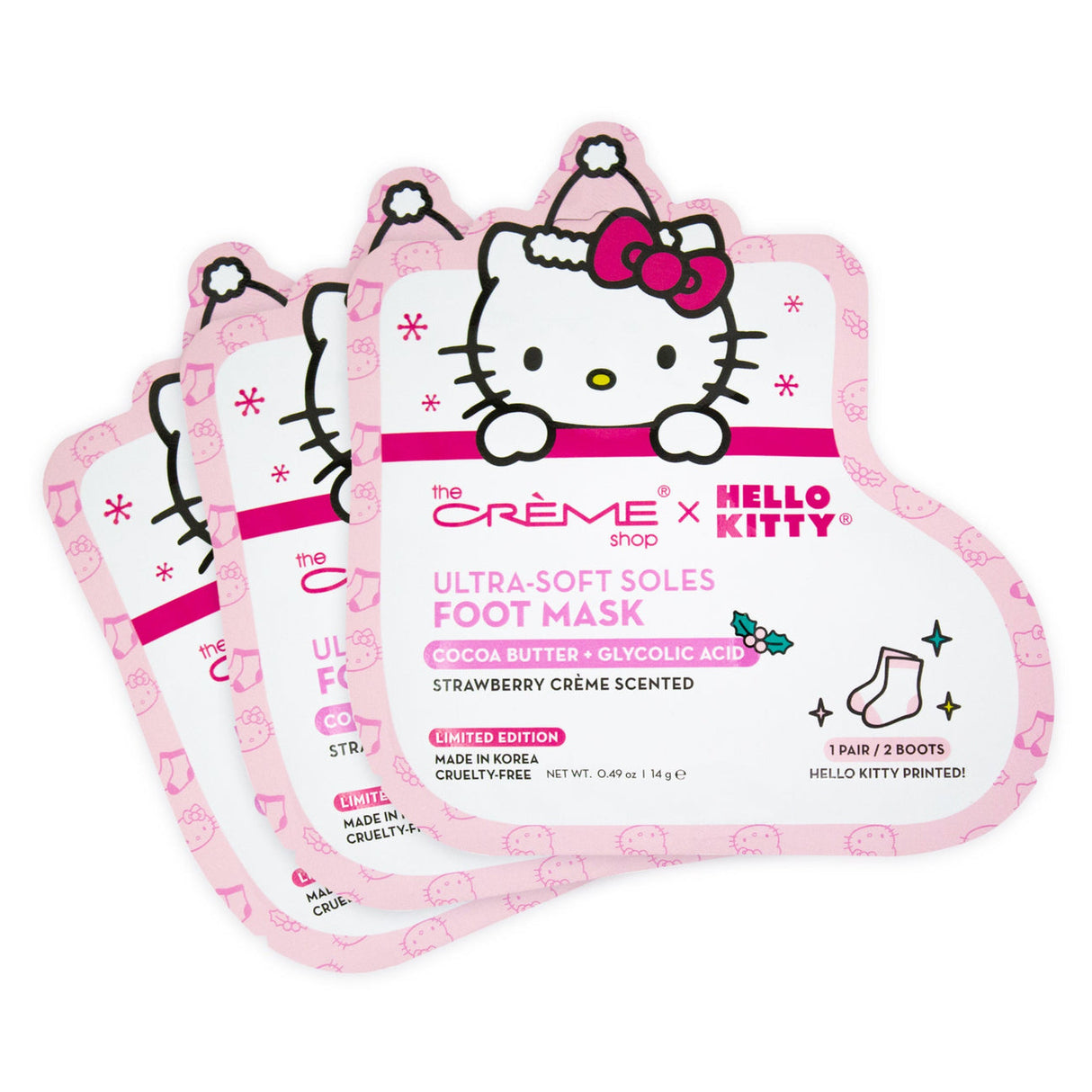 THE CREME SHOP - HELLO KITTY MASQUE POUR LES PIEDS À SEMELLES ULTRA-DOUX