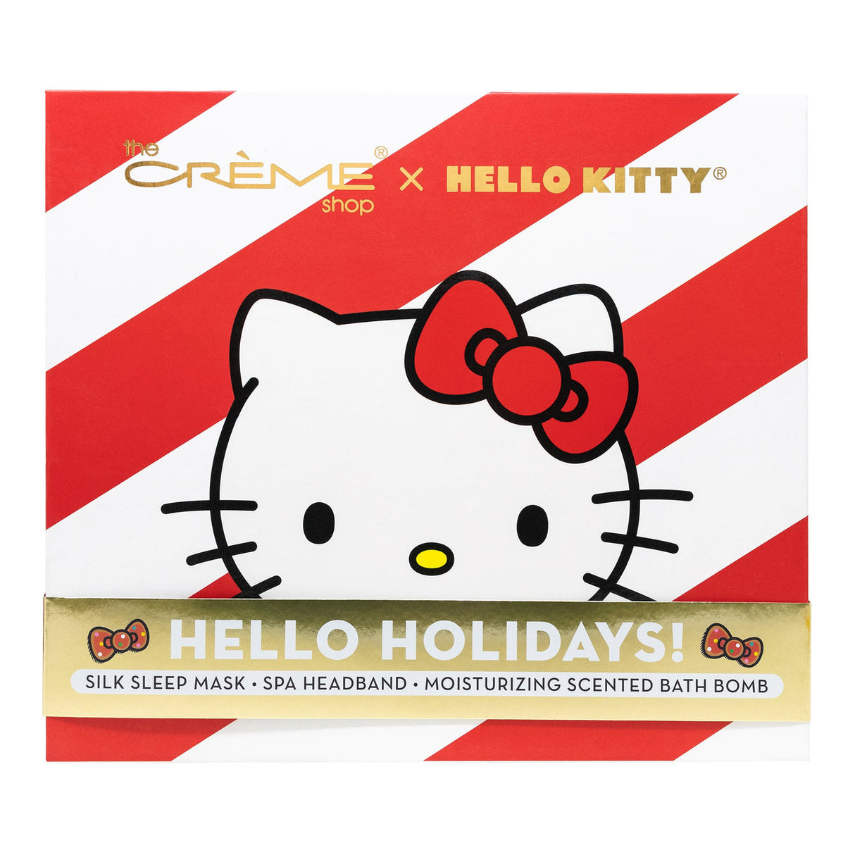 THE CREME SHOP - HELLO KITTY HELLO HOLIDAYS SPA SET - ÉDITION LIMITÉE