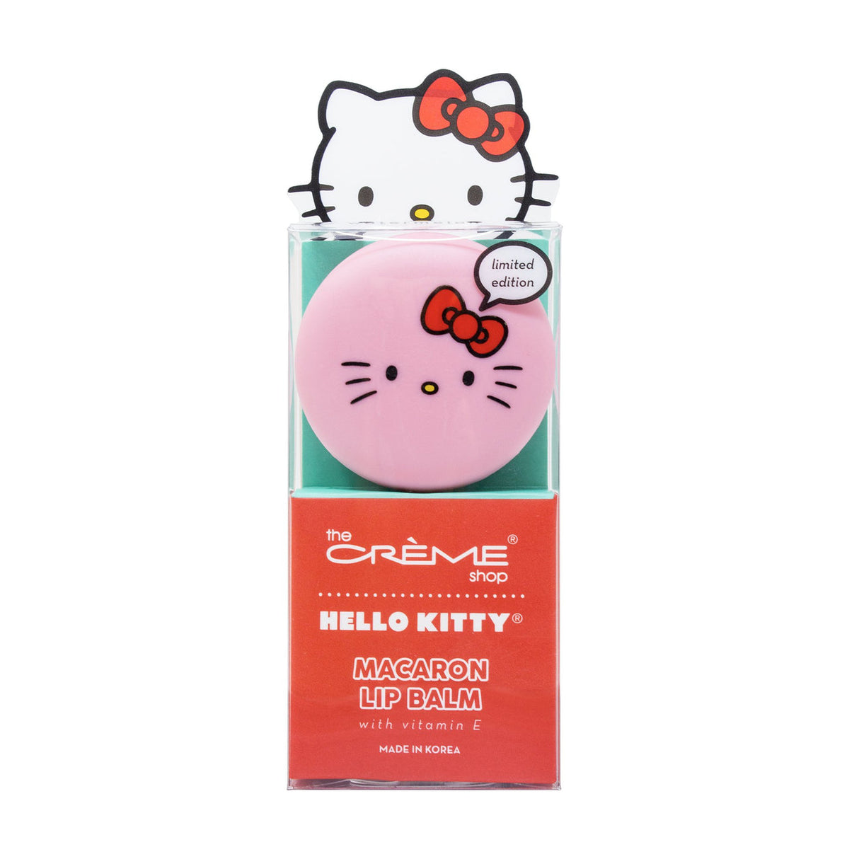 THE CREME SHOP X HELLO KITTY - MACARON LIP BALM WATERMELO- (1PC)