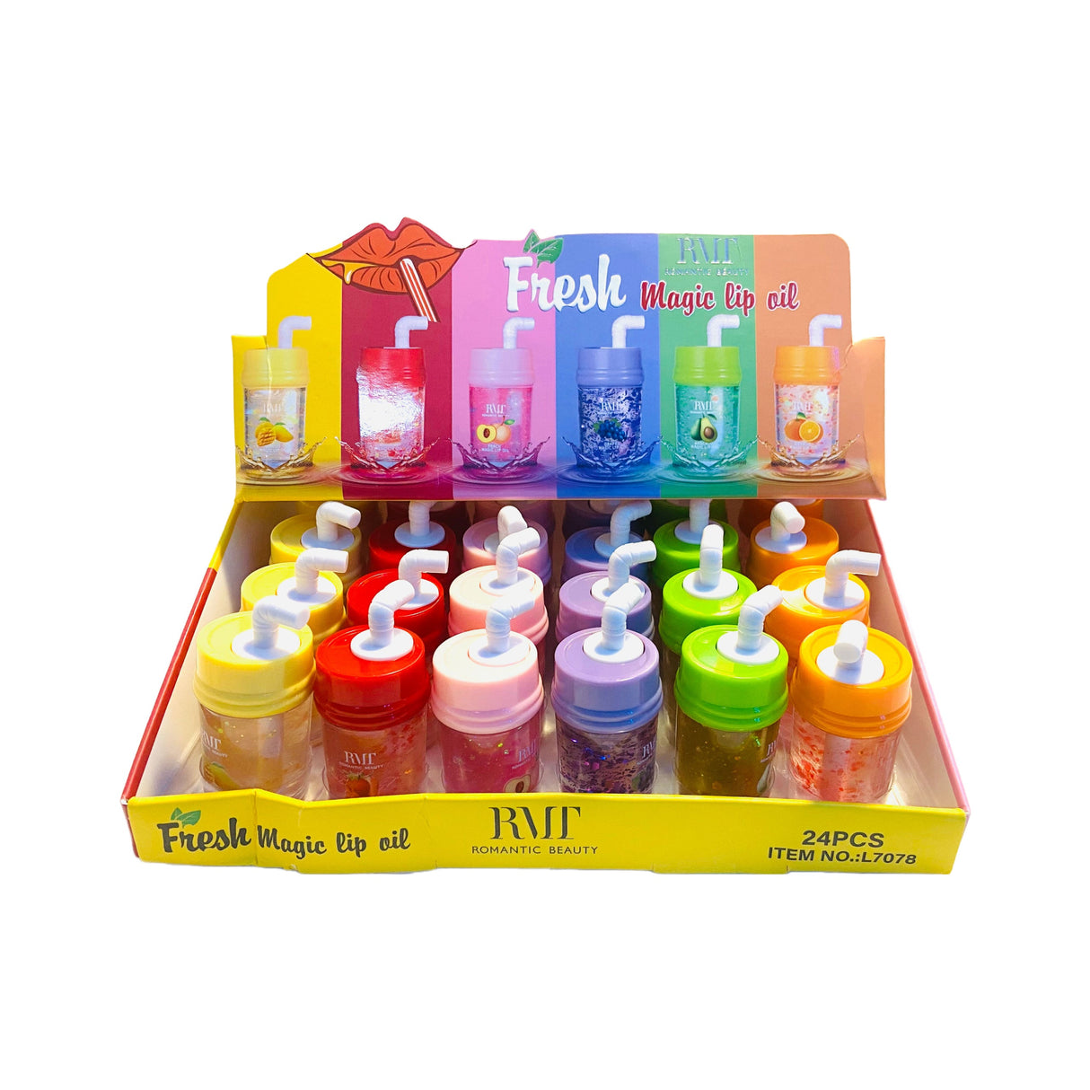 ROMANTIC BEAUTY - HUILE À LÈVRES FRESH MAGIC (DISPONIBLE 24PCS)