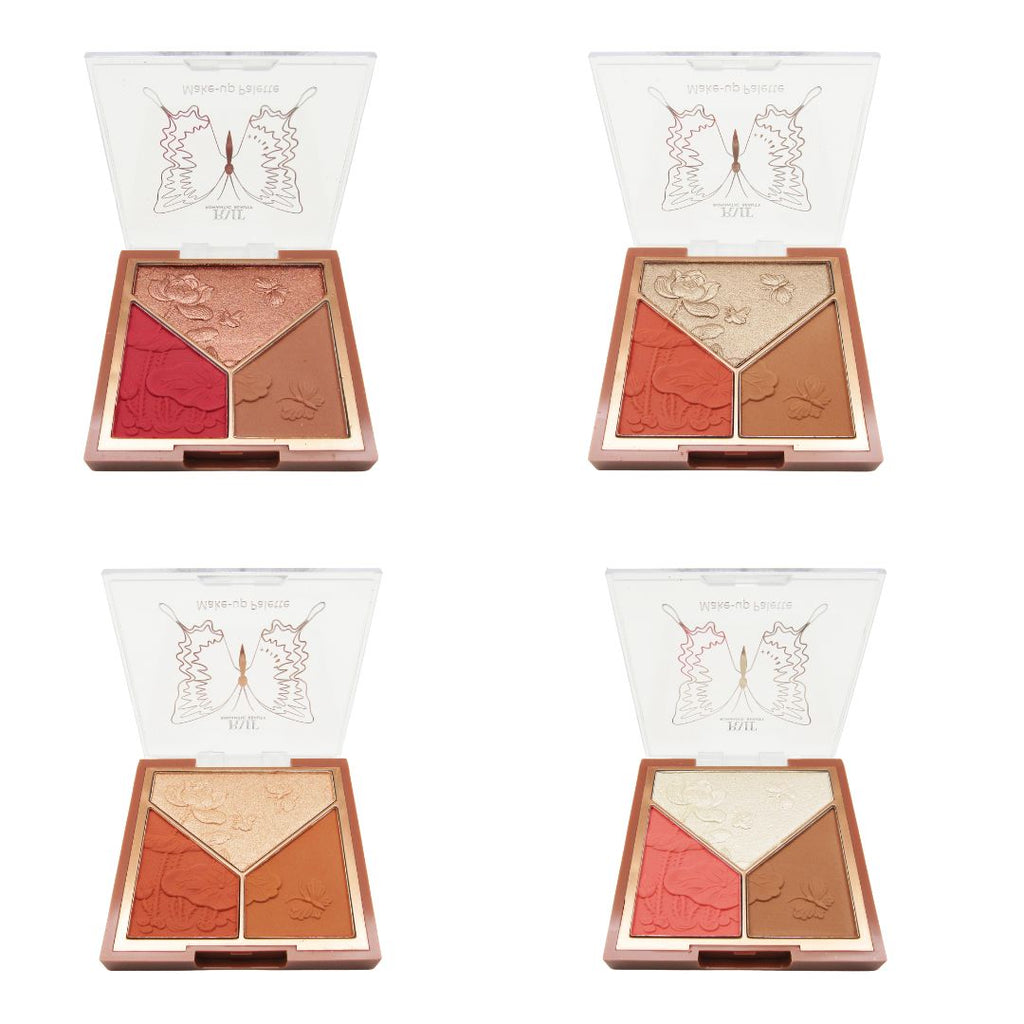 ROMANTIC BEAUTY - PALETTE TRIO VISAGE (24PCS DISP)