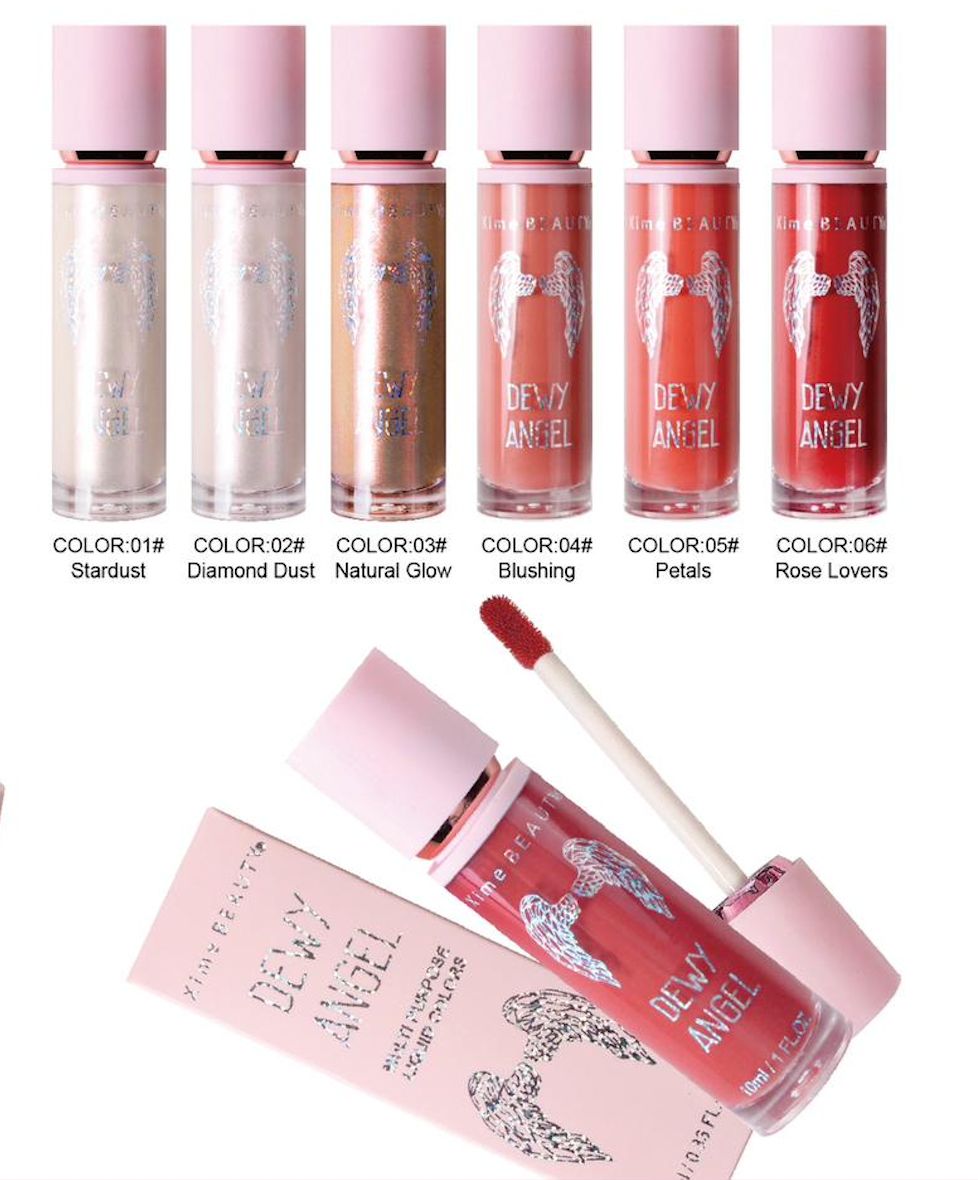 XIME BEAUTY - DEWY ANGEL 6 COLORS- LIQUID BLUSH- DISPLAY 36 PCS