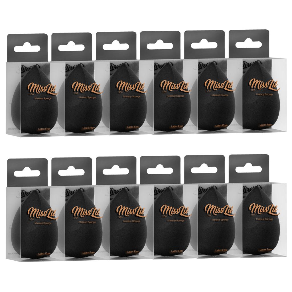 MISS LIL - ÉPONGES DE MAQUILLAGE - 12 PCS