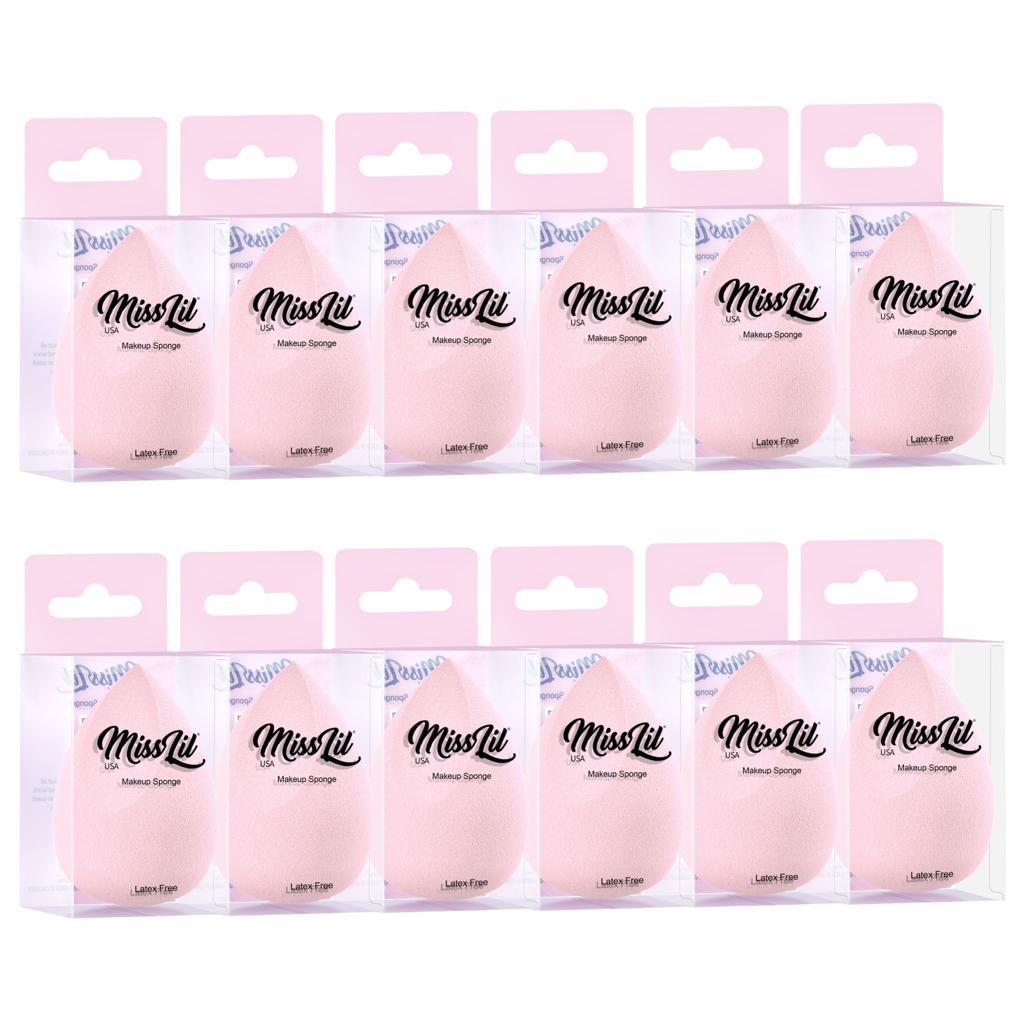 MISS LIL - ÉPONGES DE MAQUILLAGE - 12 PCS
