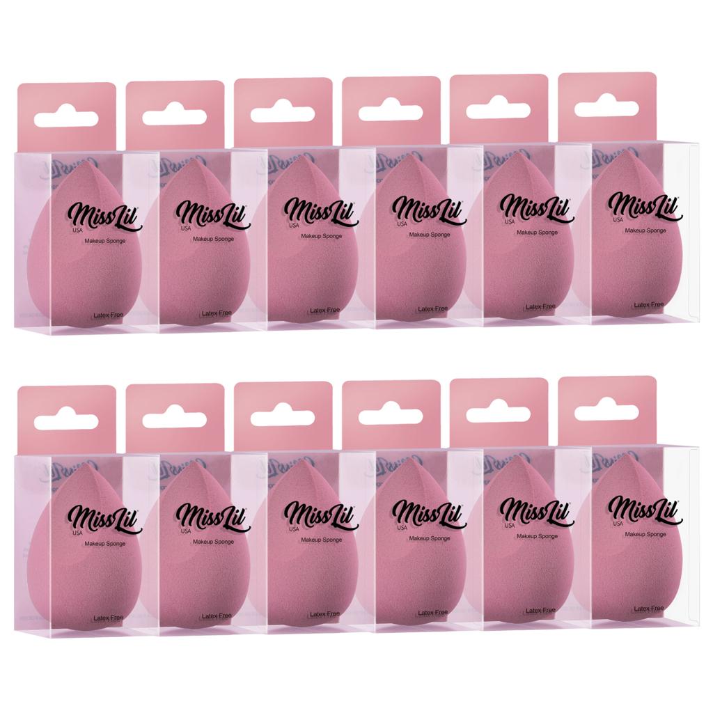 MISS LIL - ÉPONGES DE MAQUILLAGE - 12 PCS
