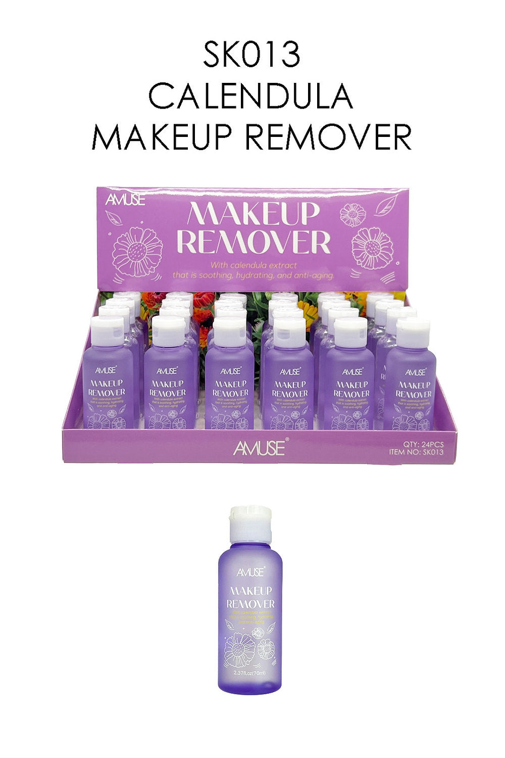 AMUSE - CALENDULA MAKEUP REMOVER - DISPLAY 24 PC