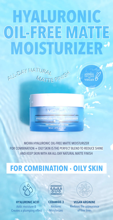 MOIRA - HYDRATANT MAT SANS HUILE HYALURONIQUE (3PC)