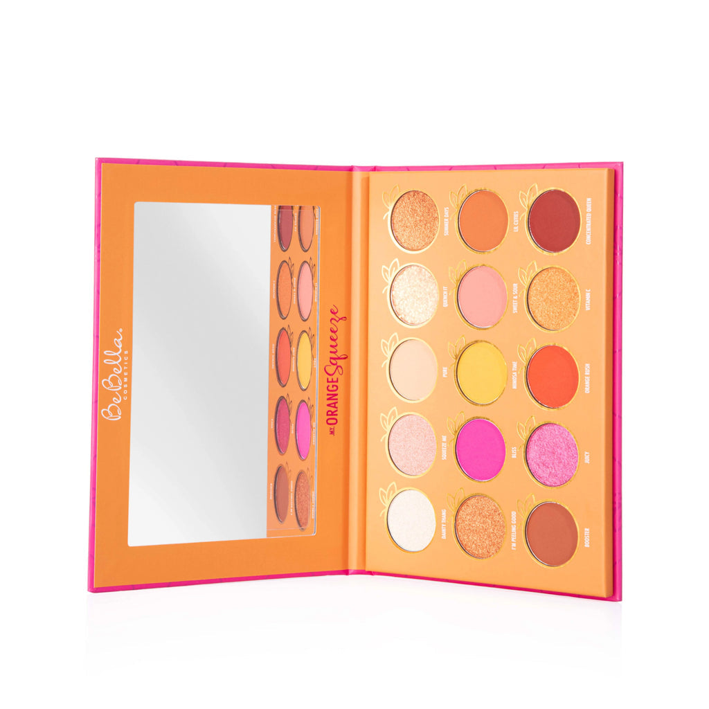 BEBELLA COSMETICS - PALETTE D'OMBRES DE 15 COULEURS ORANGE SQUEEZE (1PC)