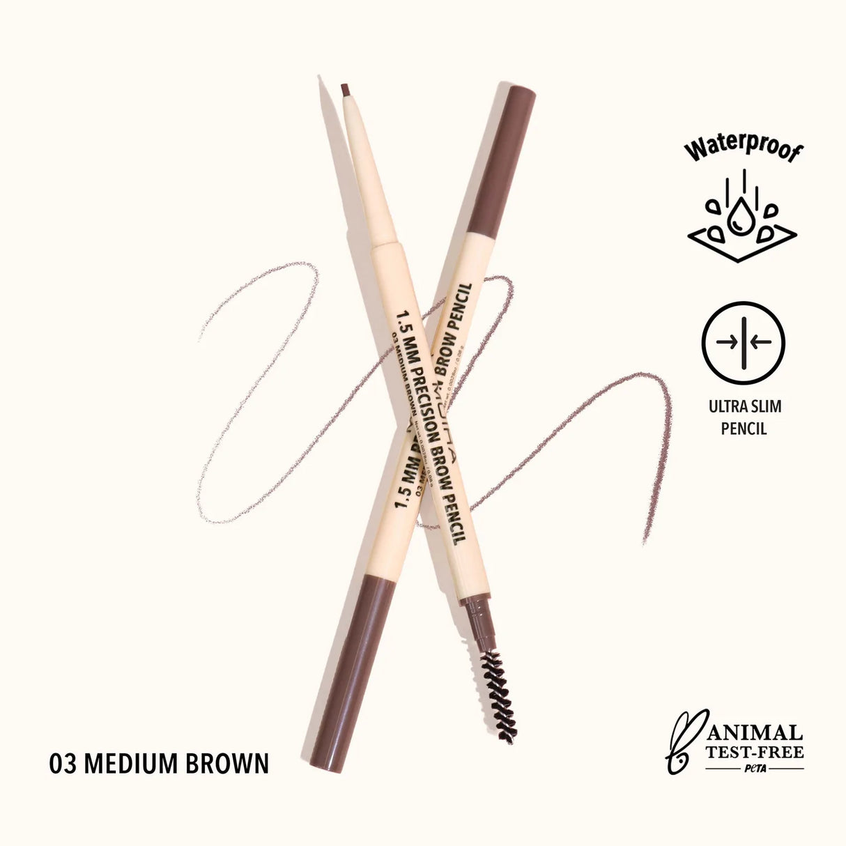 MOIRA- 1.5 MM PRECISION BROW PENCIL