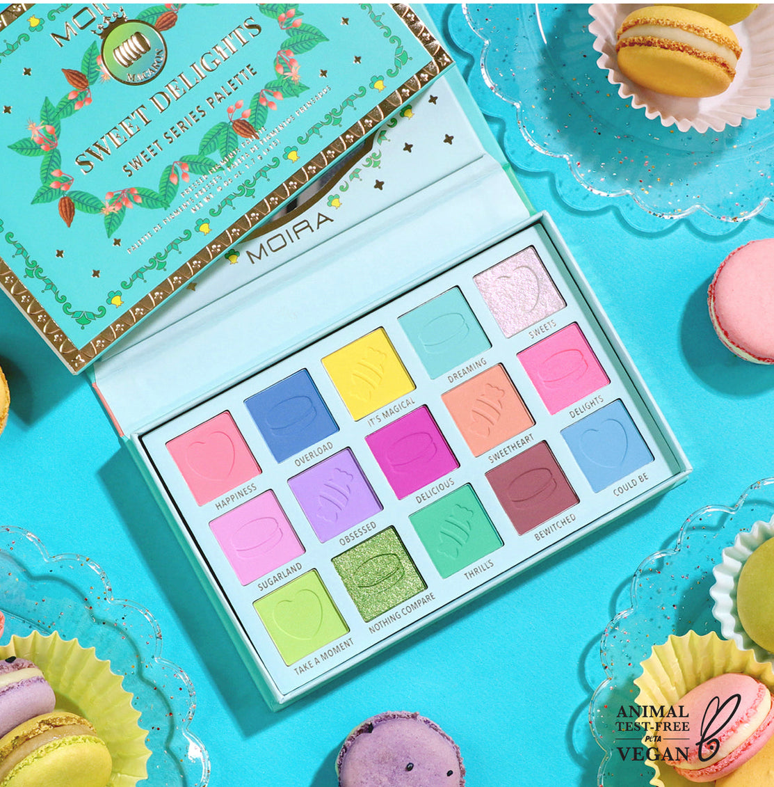 MOIRA - SWEET DELIGHTS PALETTE - 1PC