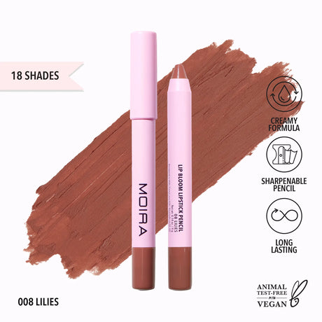MOIRA - LIP BLOOM LIPSTICK PENCIL MATTE LONG LASTING