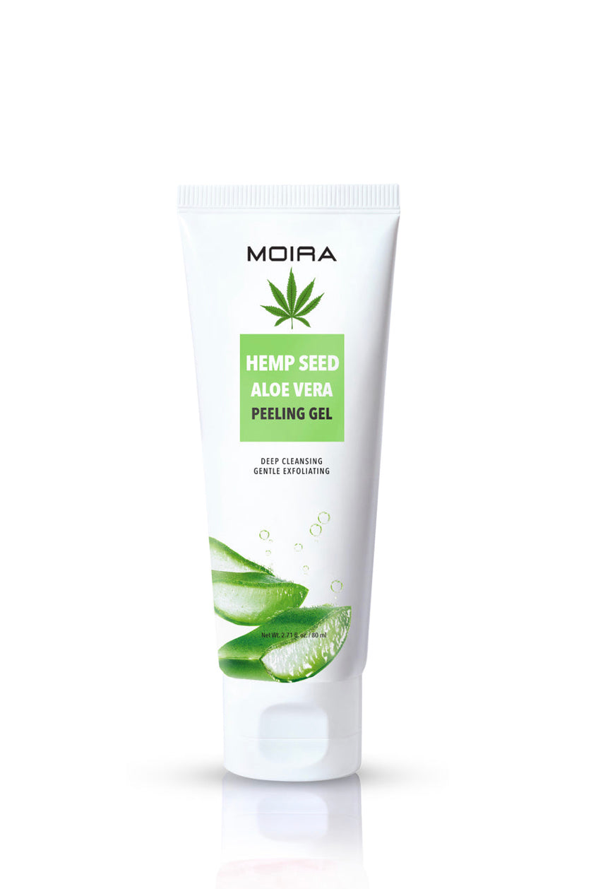 MOIRA - GEL PEELING DE SEMILLAS DE CÁÑAMO ALOE VERA - 3 UNIDADES