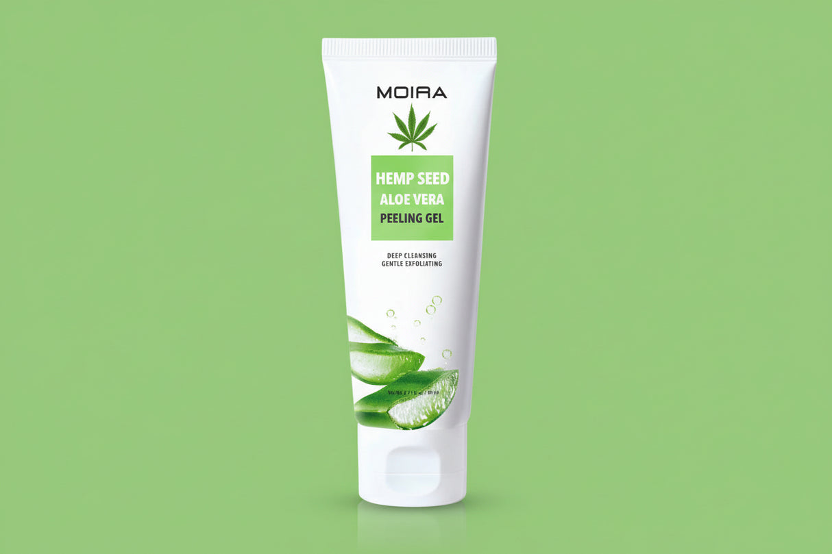 MOIRA - HEMP SEED ALOE VERA PEELING GEL - 3 PCS