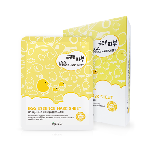 ESFOLIO - EGG ESSENCE MASK SHEET - 10 PCS