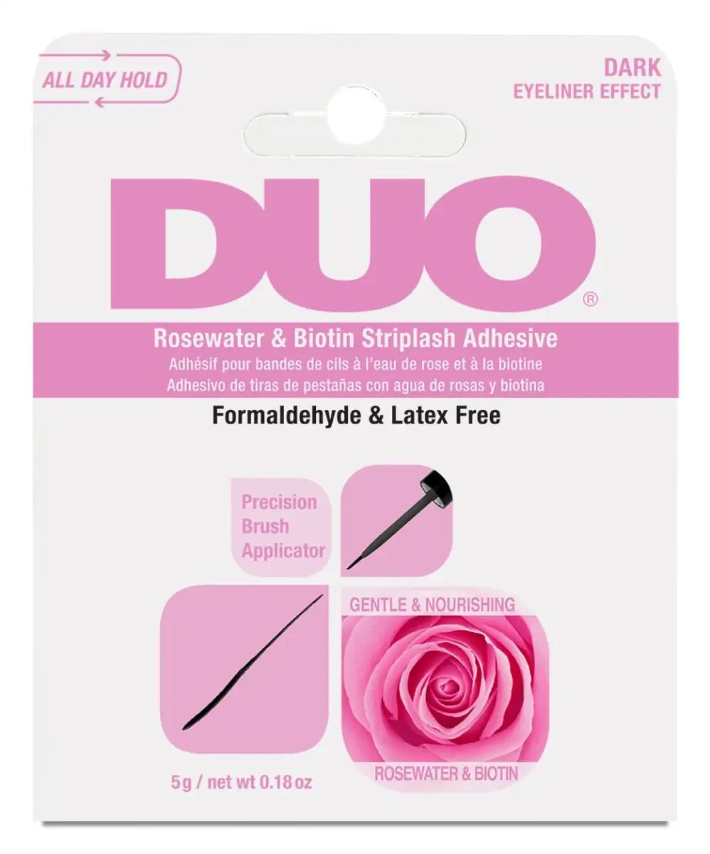 DUO - BIOTIN ROSE WATER DARK BRUSH-ON ADHESIVE - 6 PCS