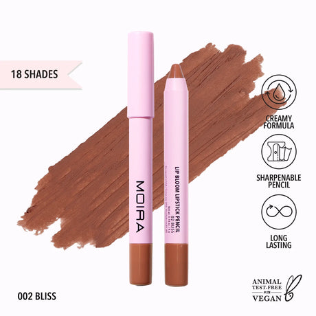 MOIRA - LIP BLOOM LIPSTICK PENCIL MATTE LONG LASTING