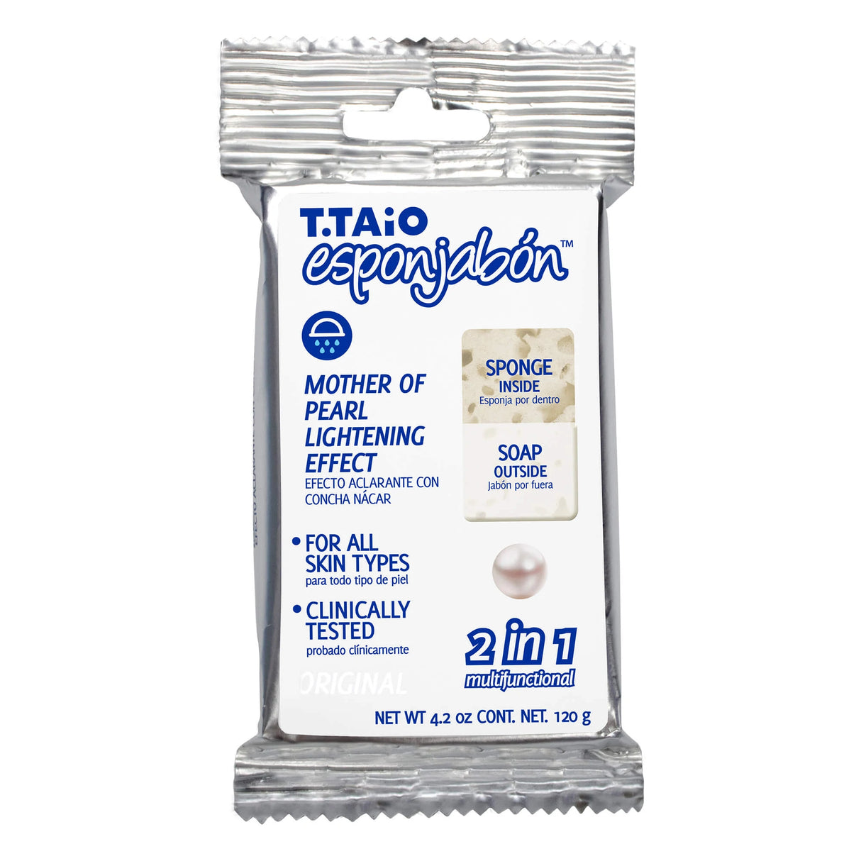 T.TAIO - ESPONJABON CONCHA NACAR, LIGHTENING EFFECT
