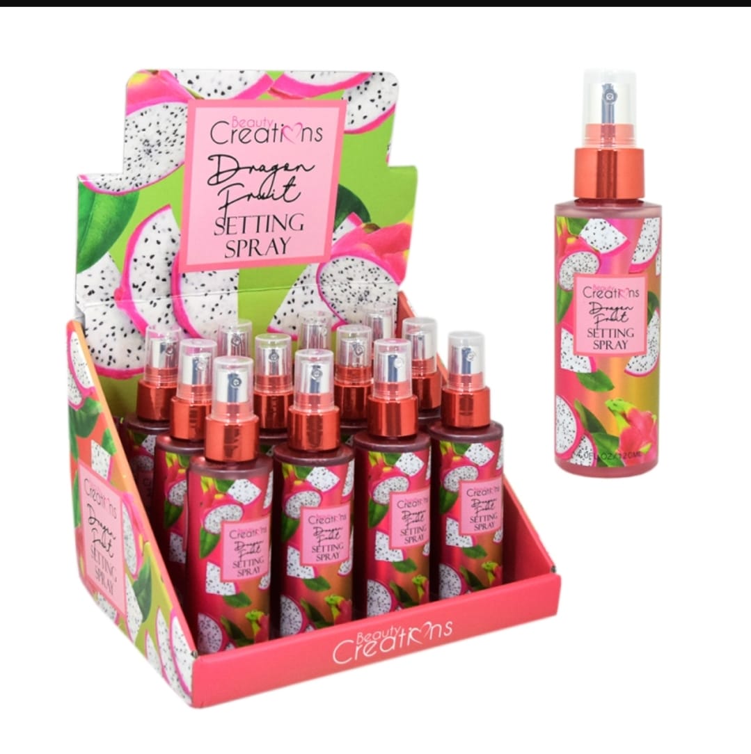 BEAUTY CREATIONS - DRAGONFRUIT SETTING SPRAY - DISPLAY 12PC