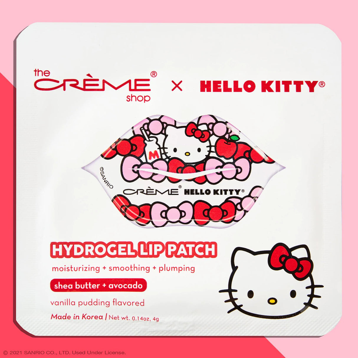 THE CREME SHOP - PATCH À LÈVRES HYDROGEL HELLO KITTY - 12 PCS