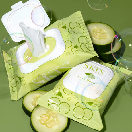 BEAUTY CREATIONS SKIN - MAKEUP REMOVER WIPES - 6 PACKS