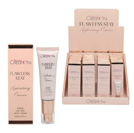 BEAUTY CREATIONS - PRIMAIRE HYDRATANTE FLAWLESS STAY - PRÉSENTOIR 24 PCS