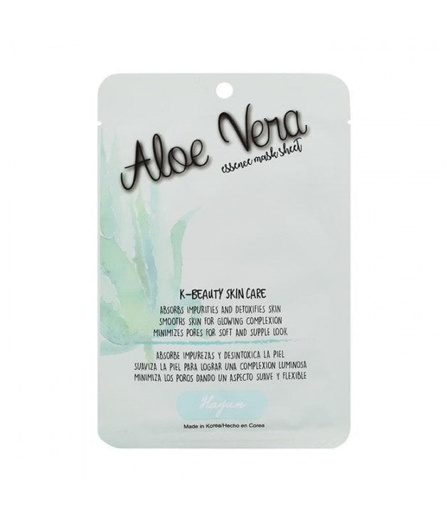 HAYAN K-BEAUTY - FEUILLE DE MASQUE À L'ESSENCE D'ALOE VERA - 10 PCS