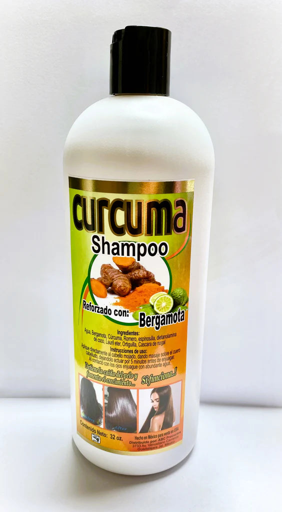 SHAMPOOING CURCUMA REFORZADO CON BERGAMOTA (1PC)