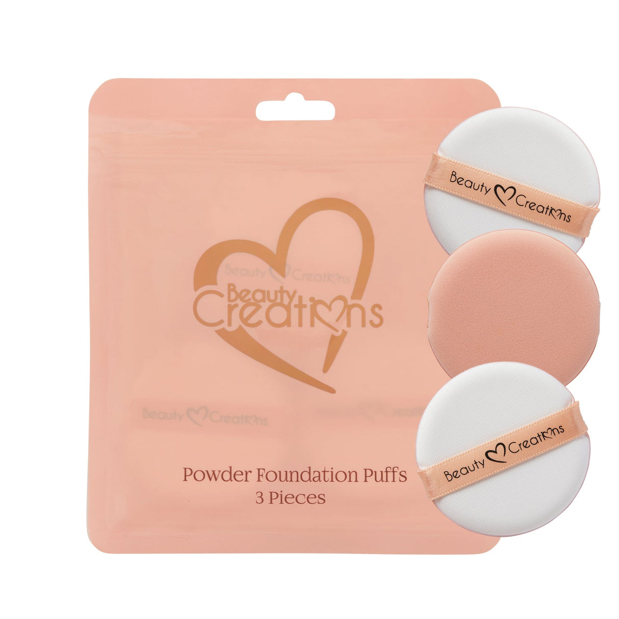 BEAUTY CREATIONS - 3PCS SET- POWDER FOUNDATION PUFFS 12PCS