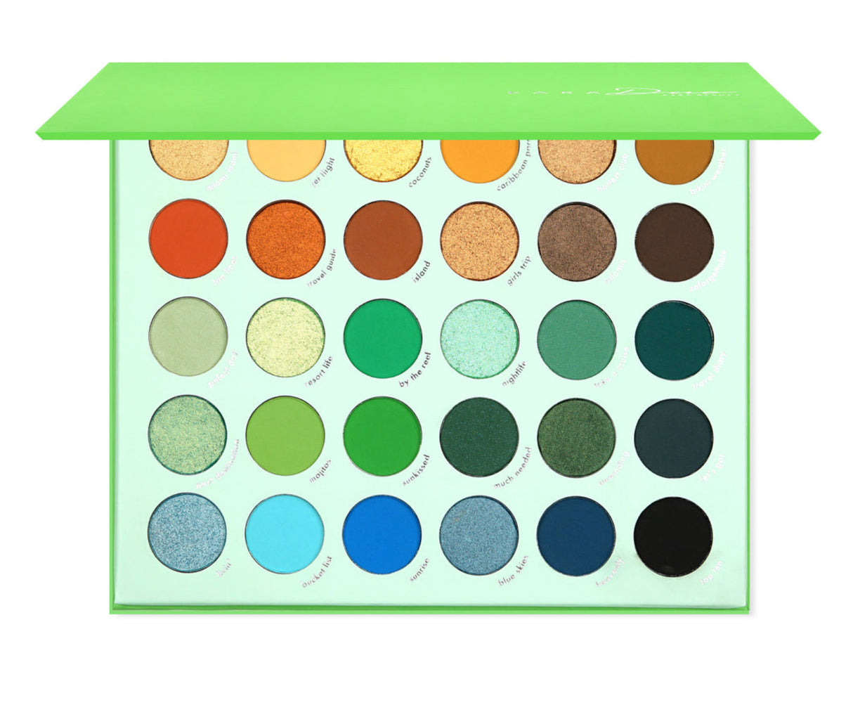 PRO20 KARA BEAUTY - PALETTE D'OMBRES DE MIAMI AUX BAHAMAS (1 PC)