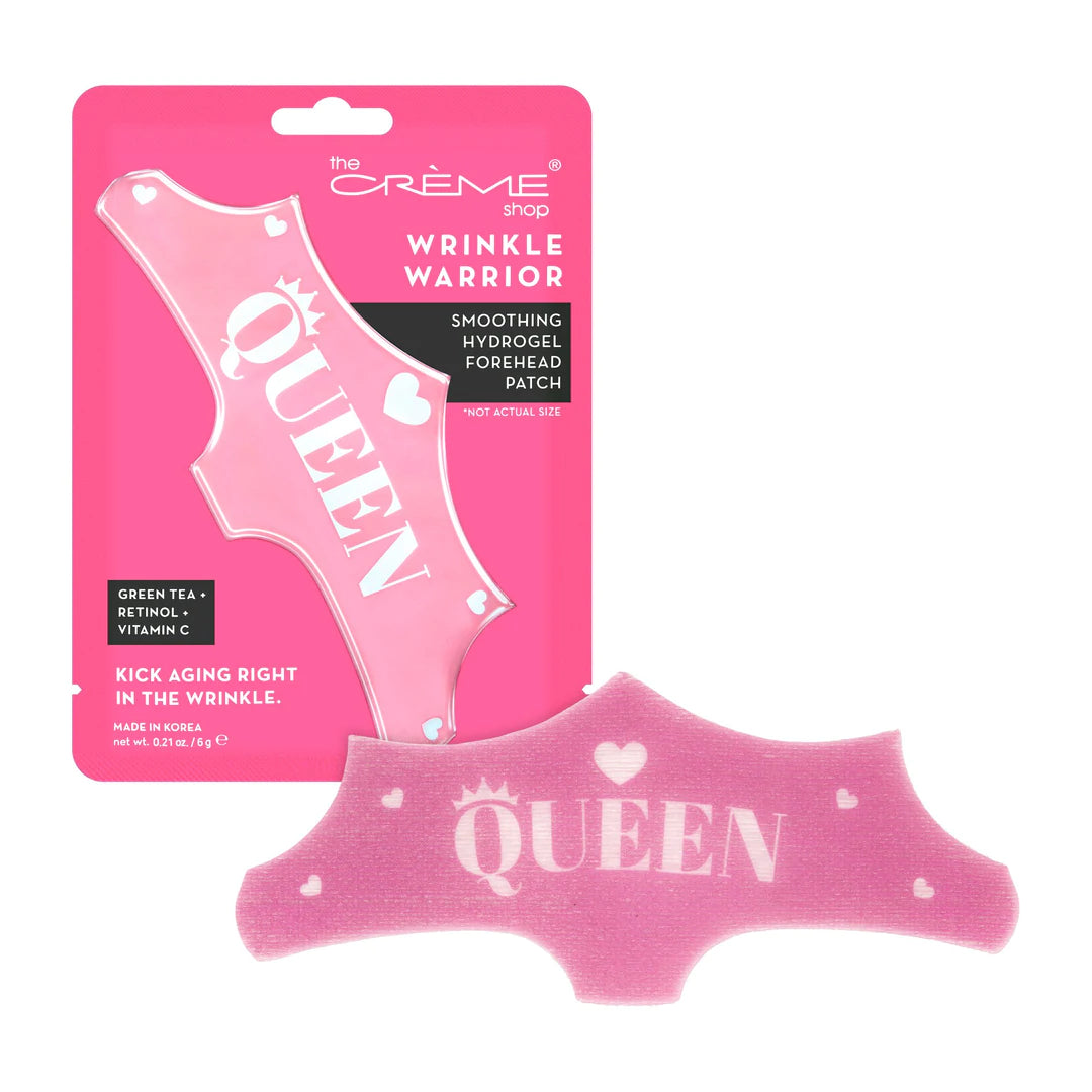 THE CREME SHOP - PARCHE PARA LA FRENTE DE HIDROGEL SUAVIZANTE WRINKLE WARRIOR - 6 UDS