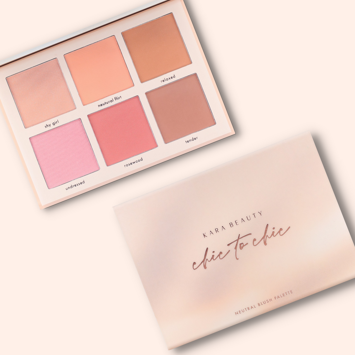 KARA BEAUTY - CHIC TO CHIC NEUTRAL BLUSH PALETTE (1 PC)