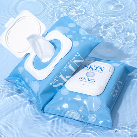 BEAUTY CREATIONS SKIN - MAKEUP REMOVER WIPES - 6 PACKS