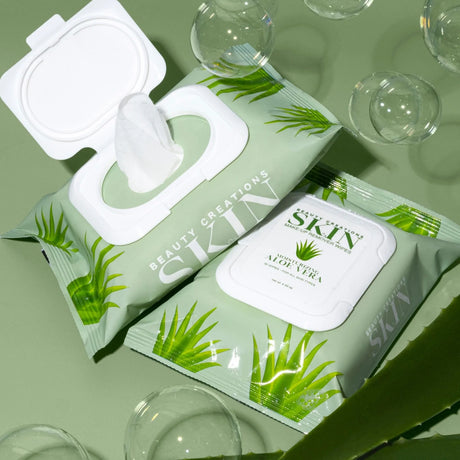 BEAUTY CREATIONS SKIN - MAKEUP REMOVER WIPES - 6 PACKS