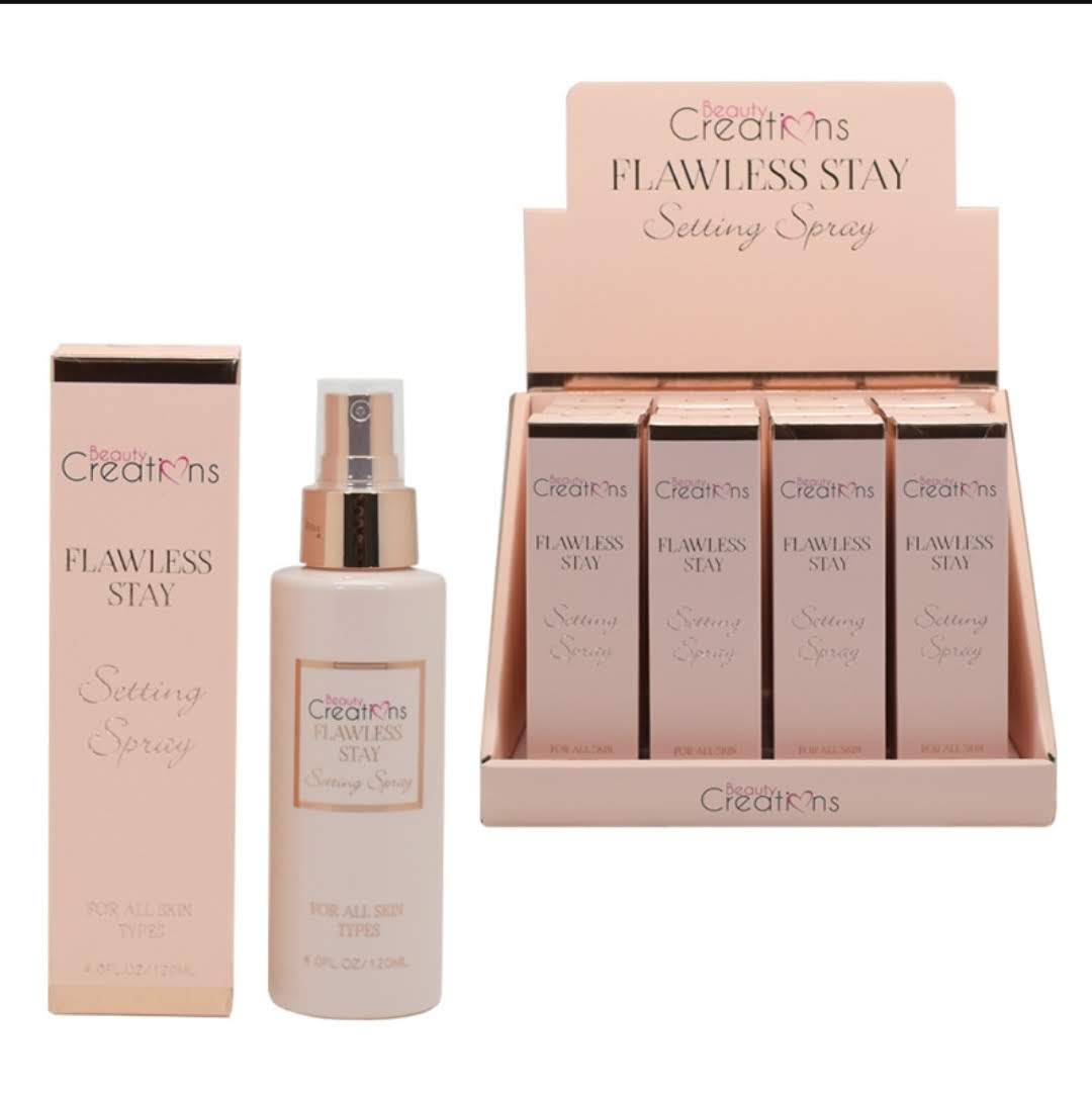 BEAUTY CREATIONS - FLAWLESS STAY SETTING SPRAY - DISPLAY 12 PCS