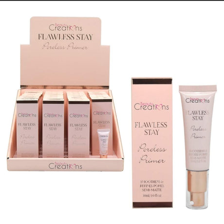 BEAUTY CREATIONS - PRIMAIRE FLAWLESS STAY PORELESS - PRÉSENTOIR 24 PCS
