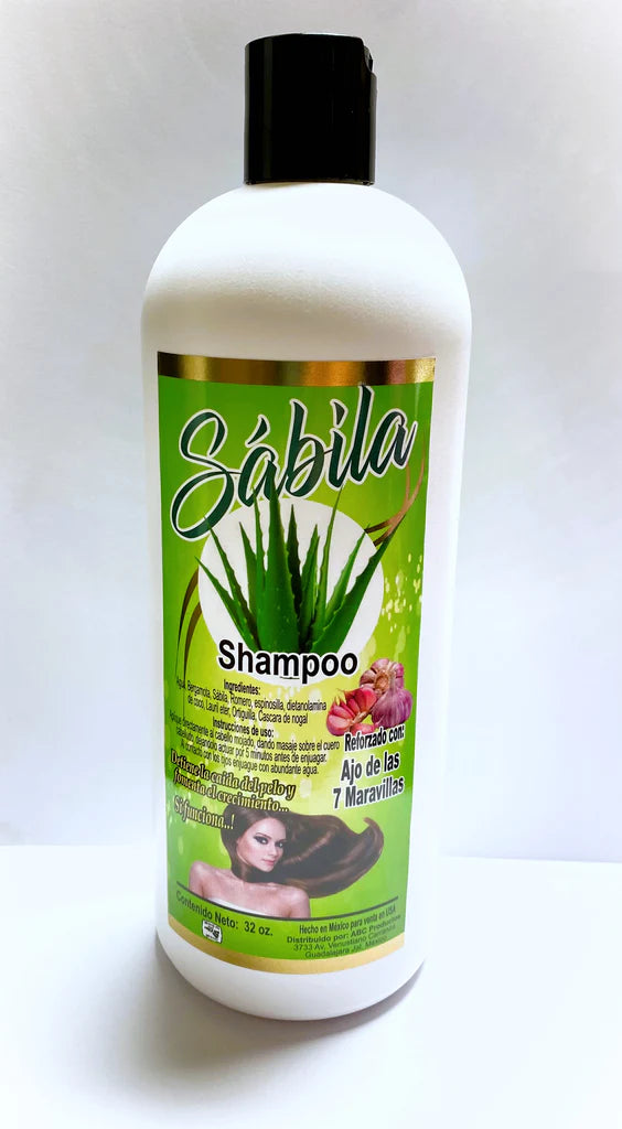 MX- SÁBILA SHAMPOO REFORZADO CON AJO- SHAMPOO (1PC)