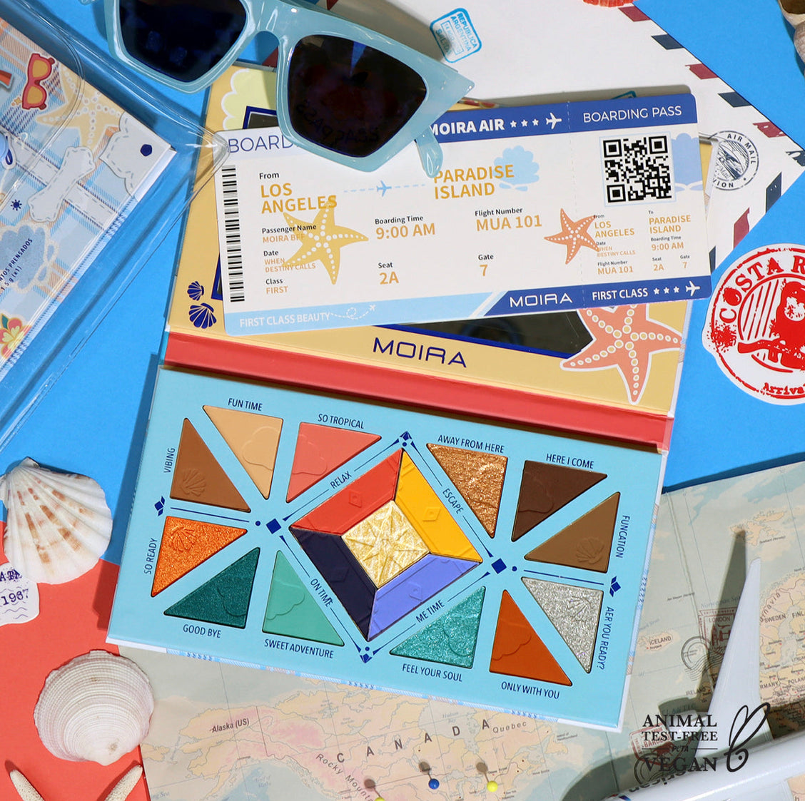 MOIRA - LET'S GET CARRIED AWAY PALETTE -1PC