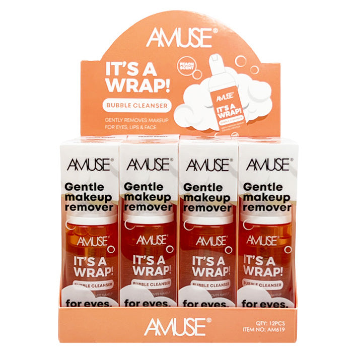 AMUSE - IT'S A WRAP - BUBBLE CLEANSER - (12 PCS)DISPLAY