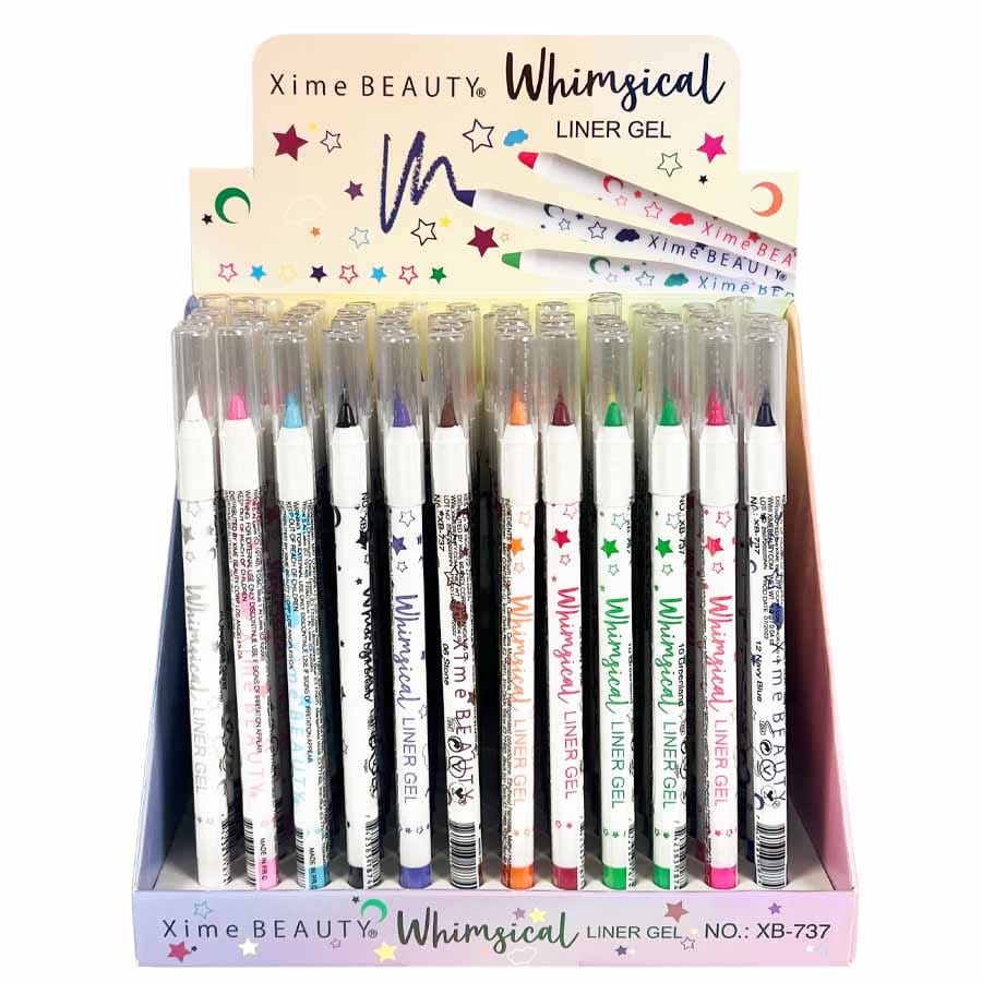 XIME BEAUTY - WHIMSICAL LONG LASTING GEL LINER - DISPLAY 72 PC