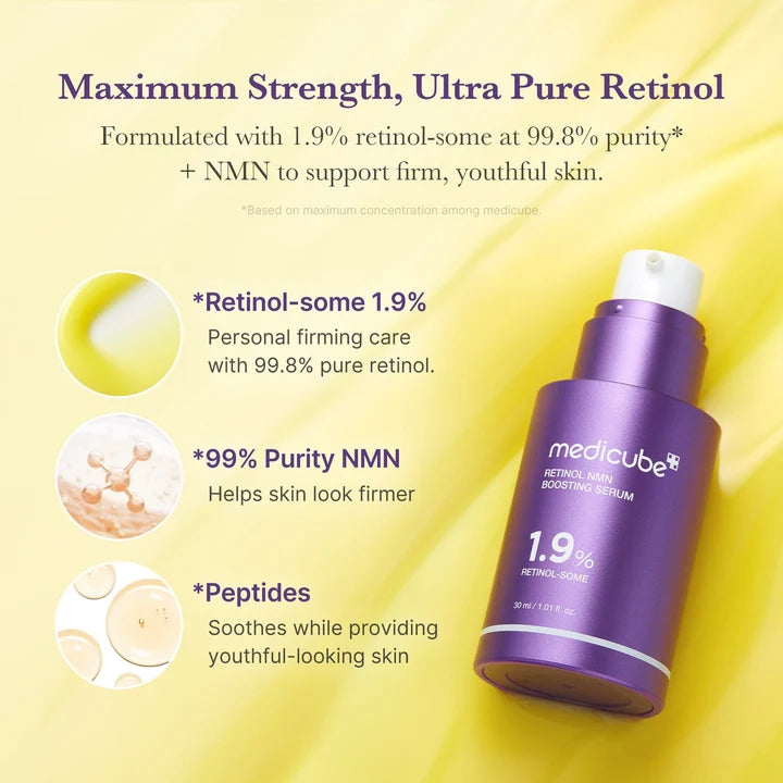MEDICUBE - RETINOL  BOOSTING SERUM 1.9% RETINOL-SOME   - (1PC)